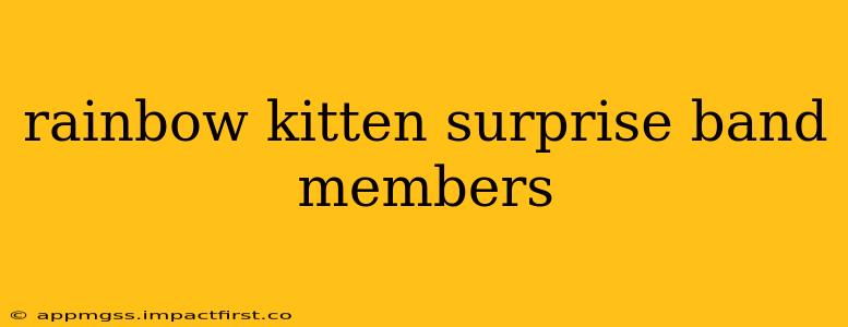 rainbow kitten surprise band members