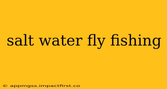 salt water fly fishing
