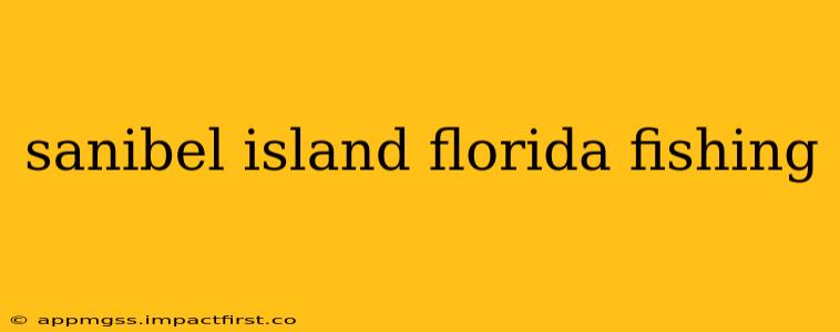 sanibel island florida fishing