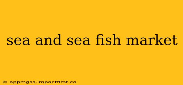 sea and sea fish market