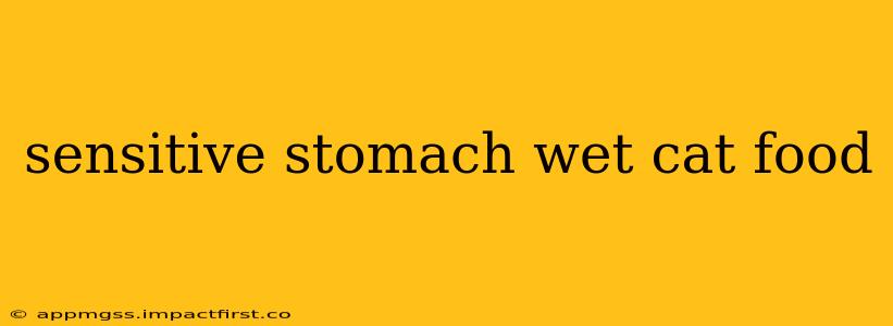 sensitive stomach wet cat food