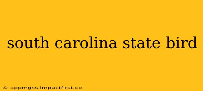 south carolina state bird