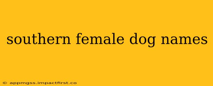southern female dog names