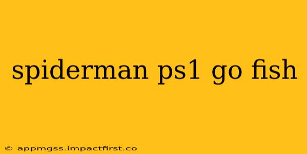spiderman ps1 go fish