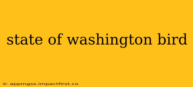 state of washington bird