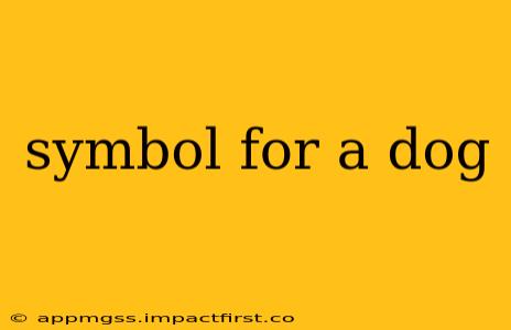 symbol for a dog