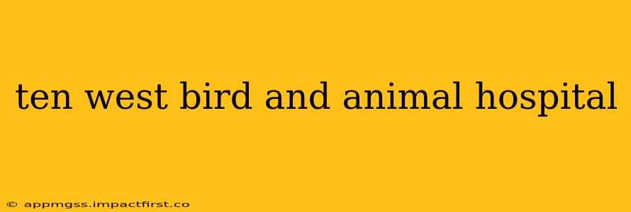 ten west bird and animal hospital