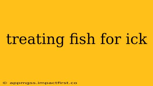 treating fish for ick