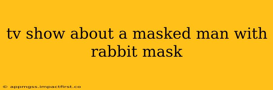 tv show about a masked man with rabbit mask