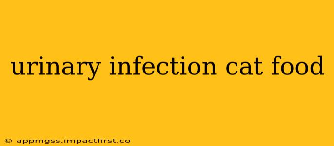 urinary infection cat food