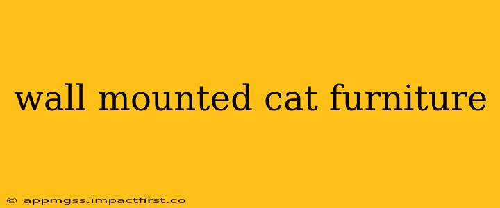 wall mounted cat furniture