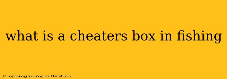 what is a cheaters box in fishing
