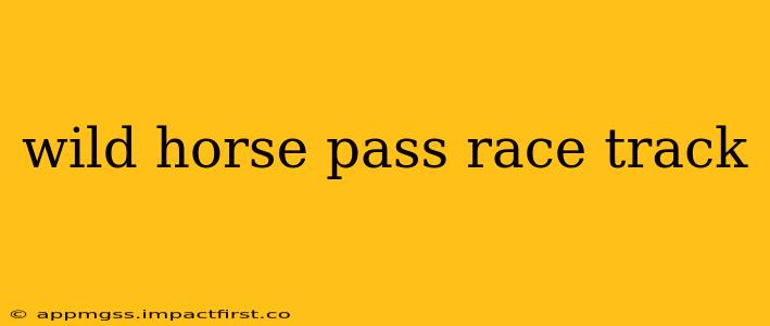 wild horse pass race track